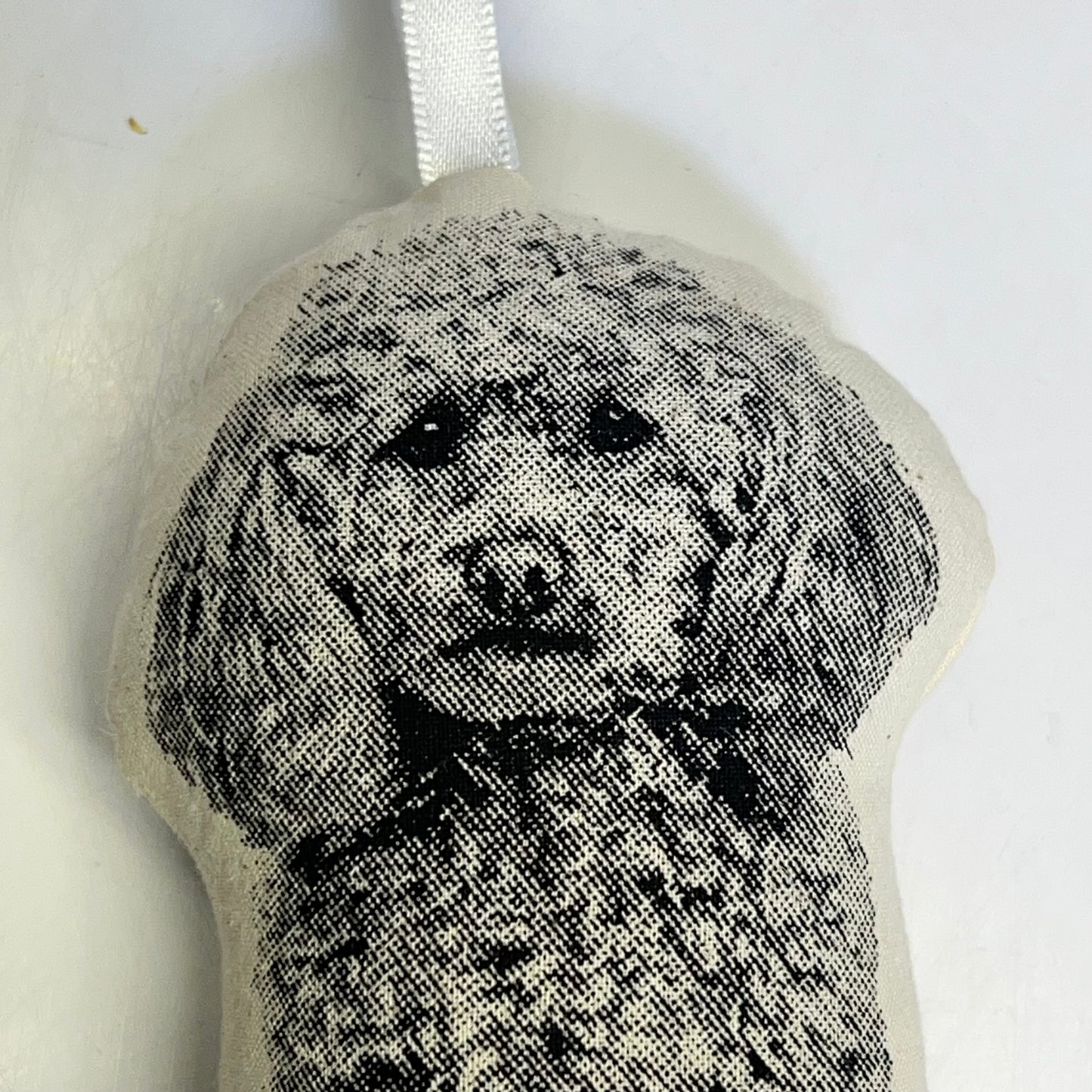 BRODERPRESS (3 PACK) Hand Silkscreened Dog Ornaments 3.5"x5" Black & White