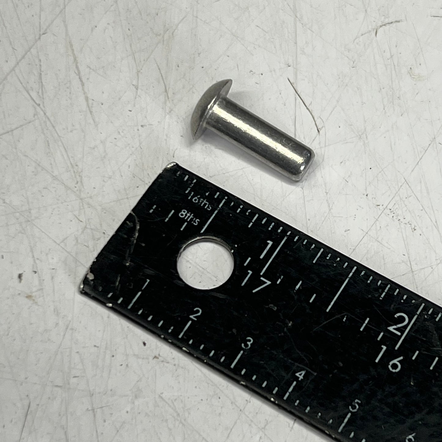 AURORA (268 Each) Univ Head Aluminum Rivet Sz 1/4" x 3/4", Grey RVT1-268