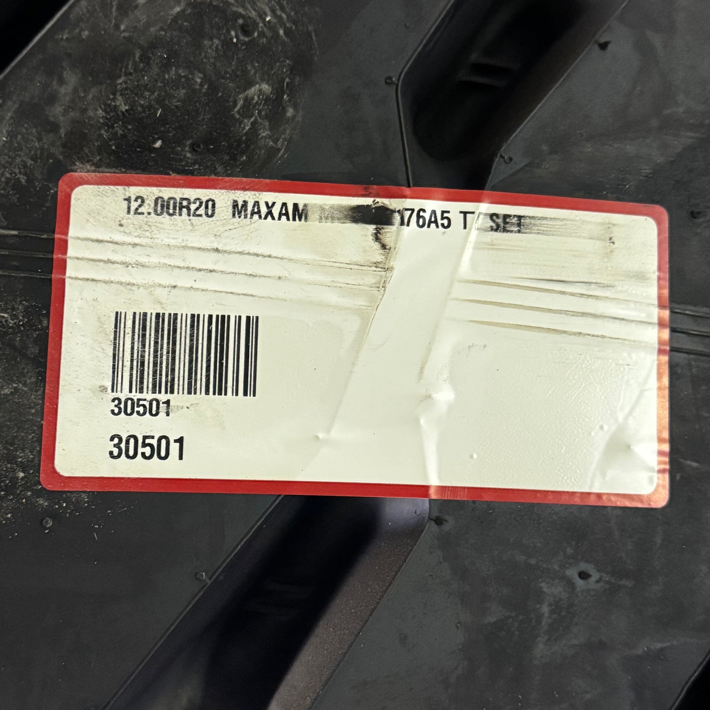 MAXAM MS407 Industrial Tire 12.00R20 DOT 5223 Black 176A5