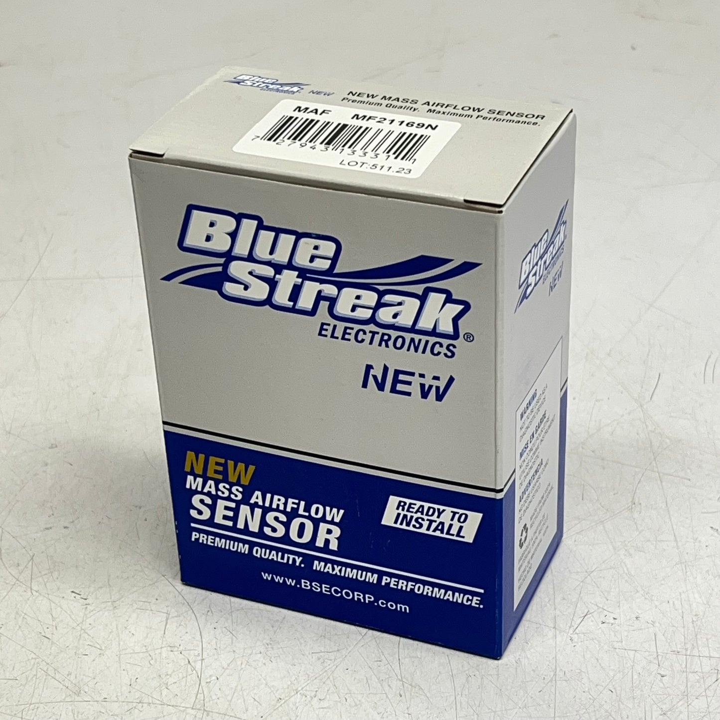BLUE STREAK Mass Airflow Sensor Bolt On Clamp On For Volkswagen Models MF21169N