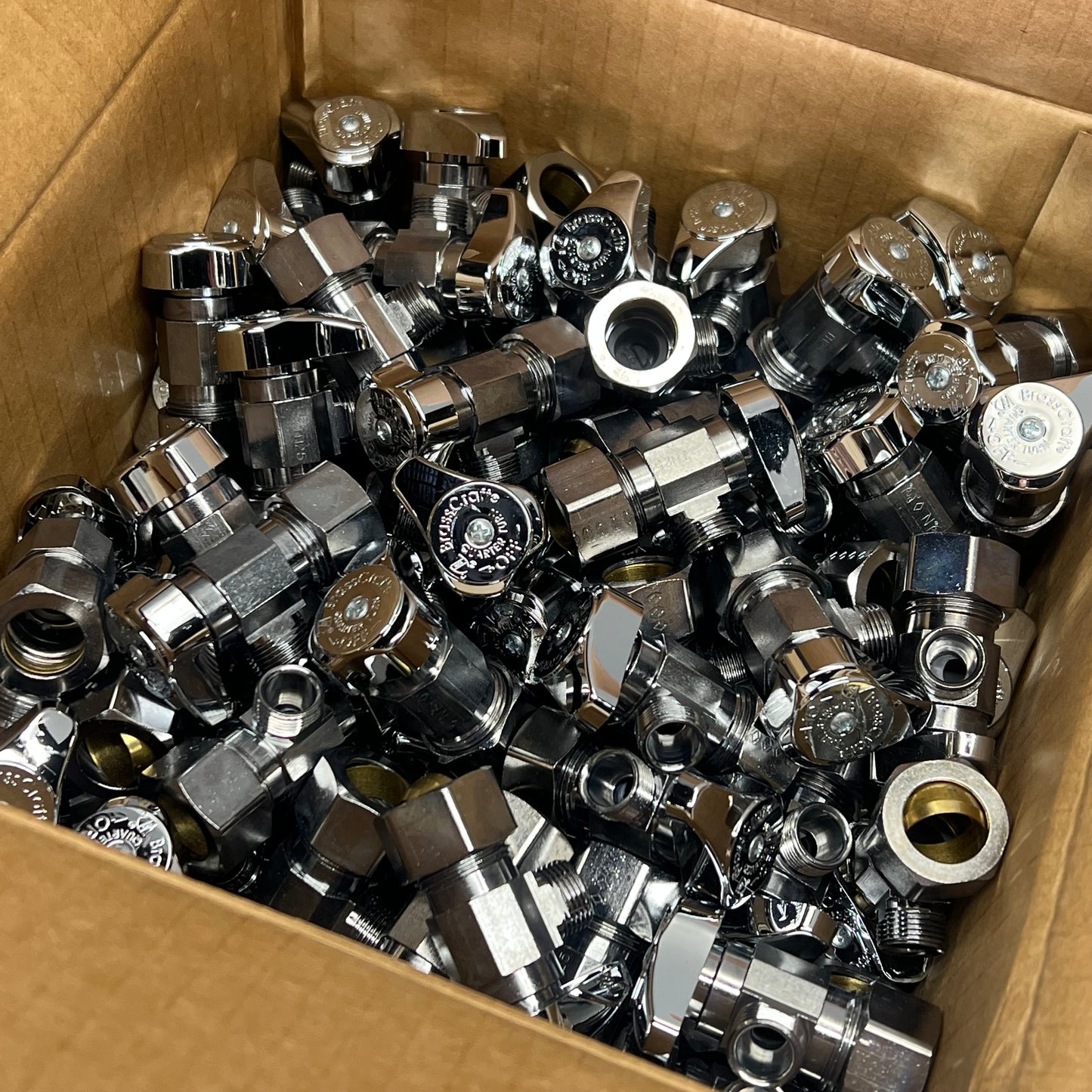 BRASS CRAFT (100 PACK) Angle Stop Valve For Control Water Flow G2CR19L |1X CB