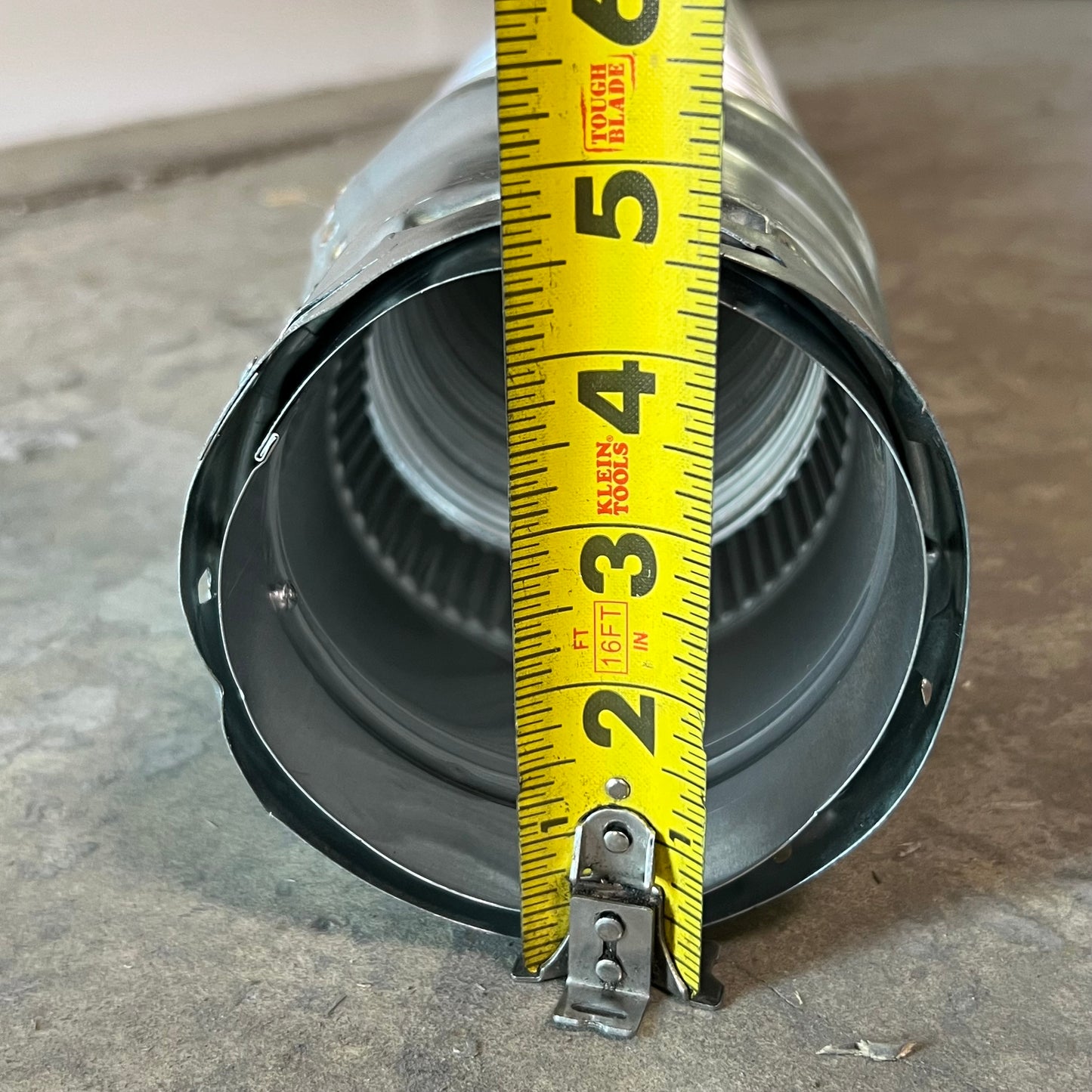 AMERIVENT (6 Pcs) Double Wall Flexible Pipe Vent Connector Sz 4” x 36”, 4ADFC3