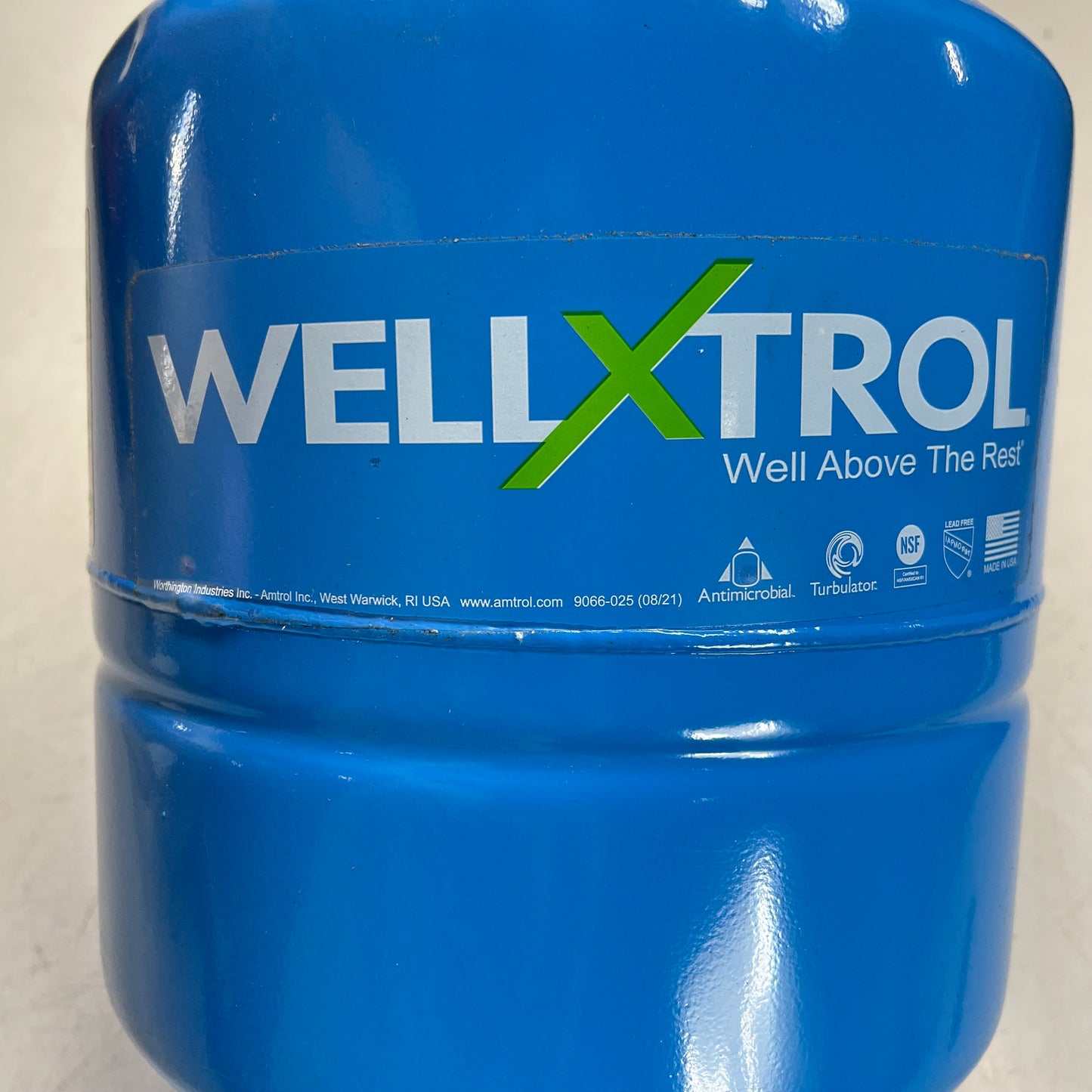AMTROL Inline Water Pressure Tank Well-x-trol 4.4 Gal Blue WX-102