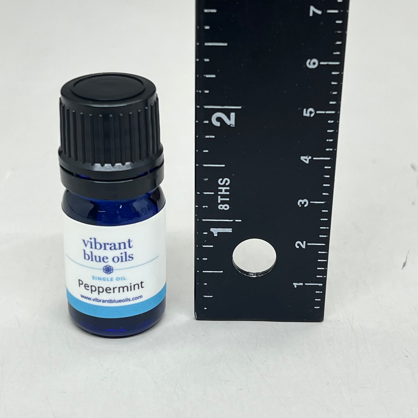 VIBRANT BLUE OILS Peppermint for Brain/Clear Thinking Organic Essential Oils 5mL