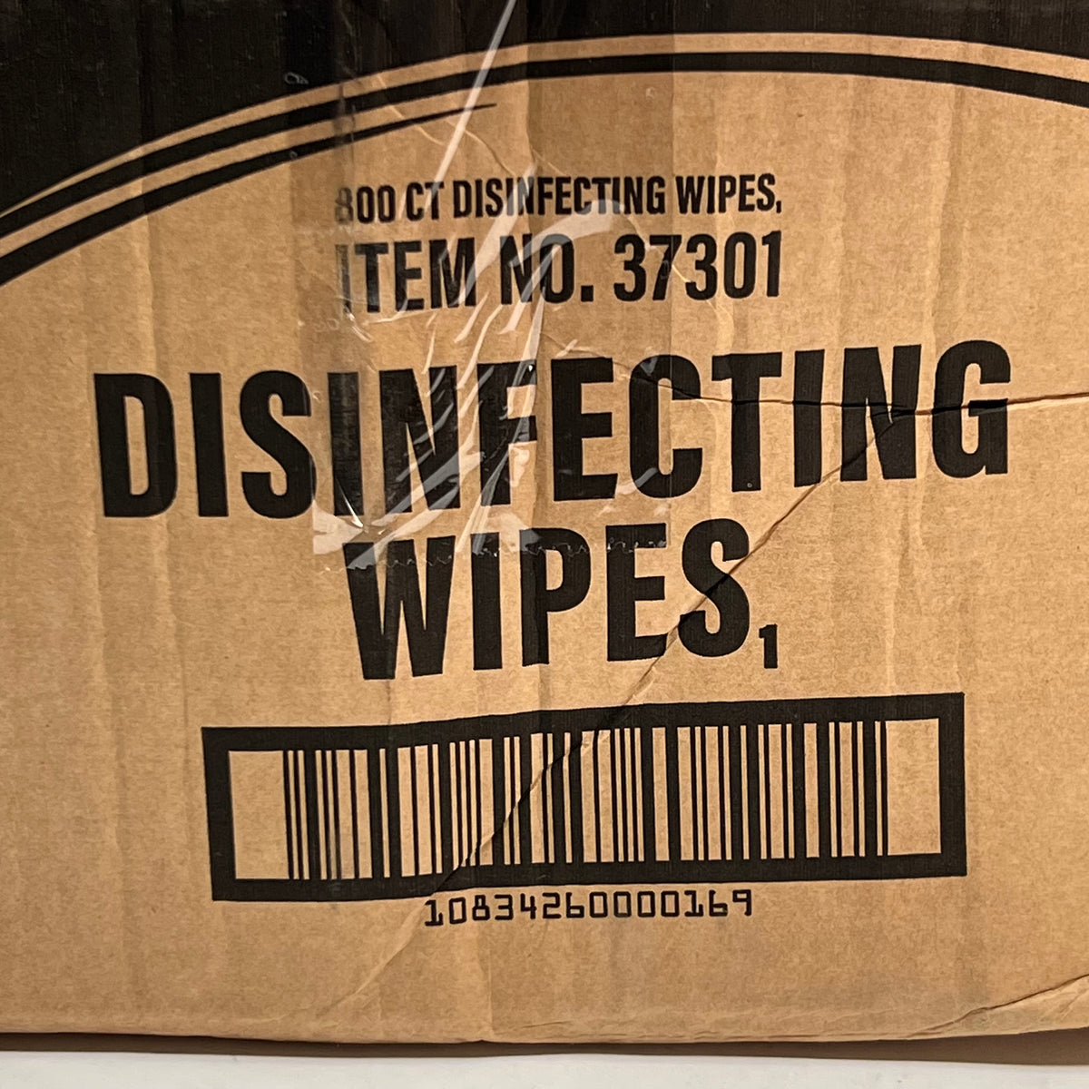 CARLISLE (4 PACK - 3200 Total) Disinfecting Surface Wipes Refill Bag Sz 8" x 6" White 37301