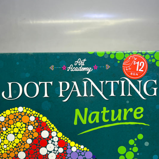 ART ACADEMY Hardback Dot Painting Nature Includes Paints & Tools Book 11"x10"x1"