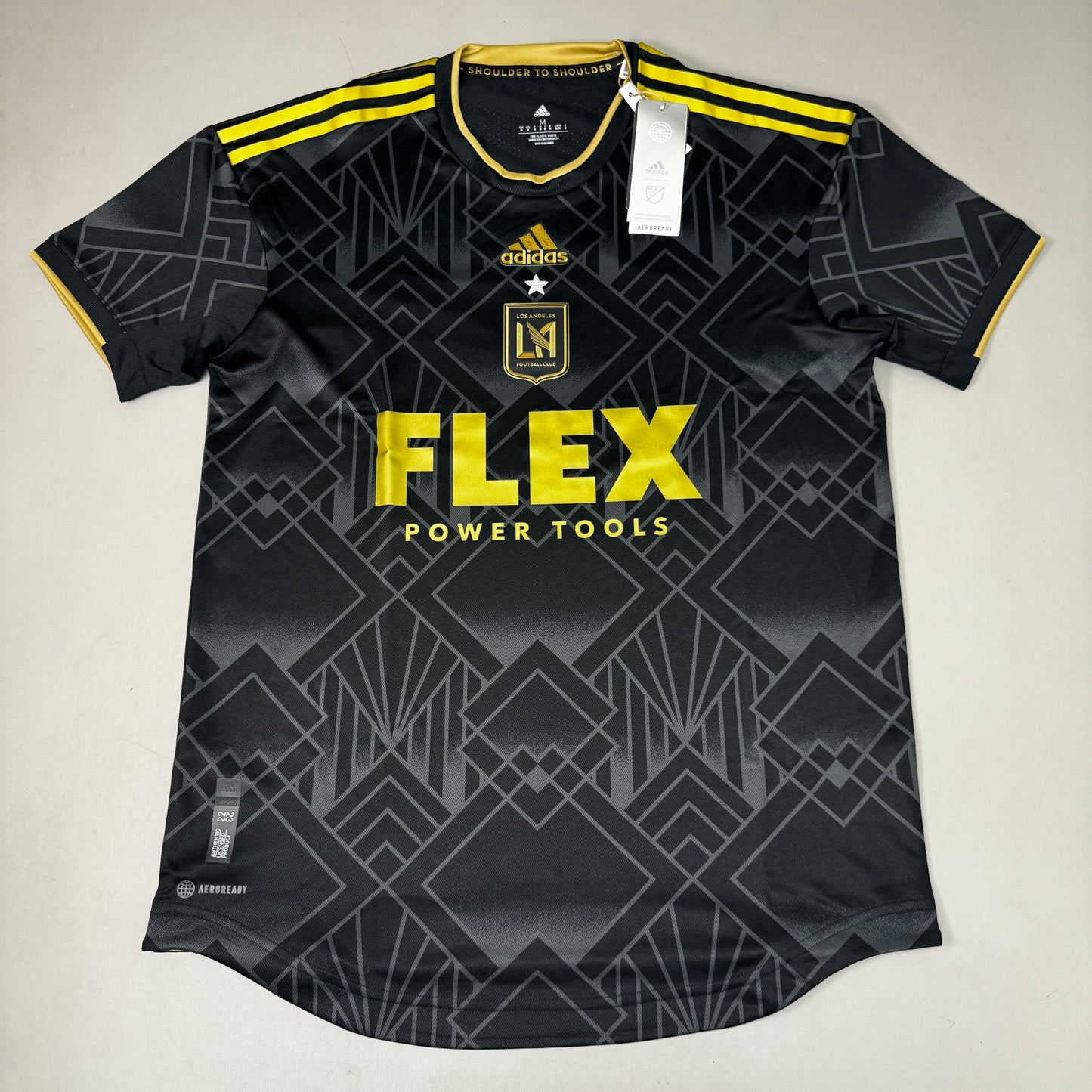 AEROREADY Los Angeles Football Club Jersey Sz-M Black/Gold IP2460 250