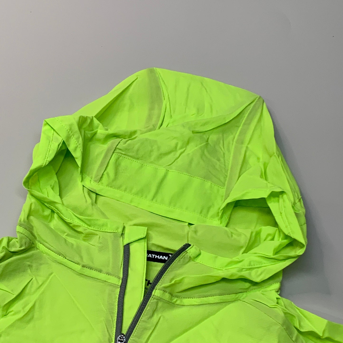 NATHAN Stealth Jacket W/ Hood Women's Acid Lime Size Small NS90060-50061-S