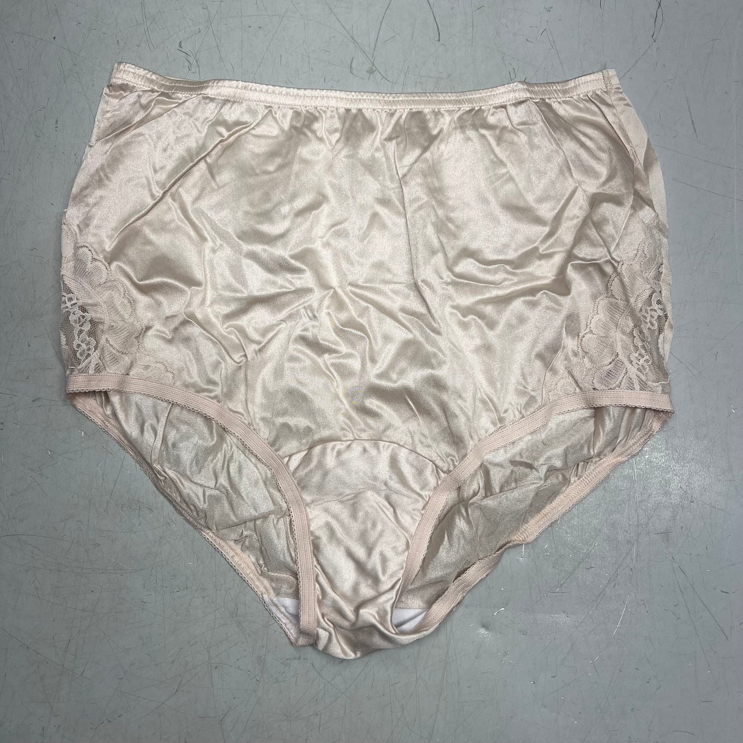 ZA@ VANITY FAIR (3 PACK SET) Perfectly Yours Lace Nouveau Brief Panty Women's Sz XL Fawn 13011 B