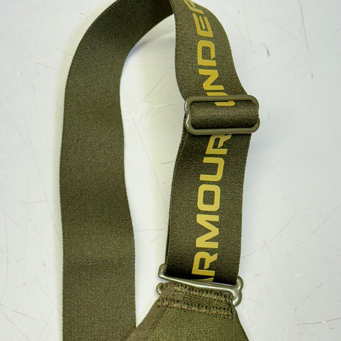 UNDER ARMOUR Infinity 2.0 High Sports Bra Fitted Women's Sz XL Cup(D-DD)Green