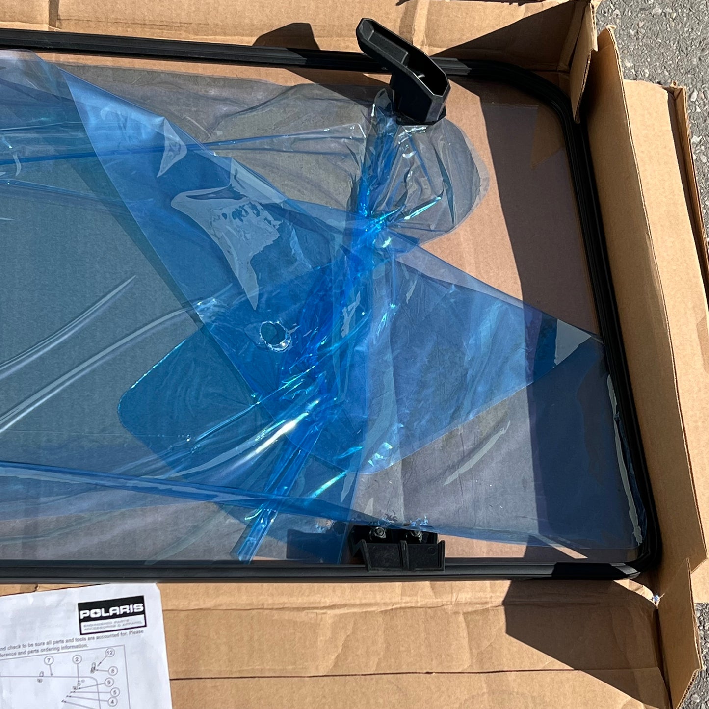 POLARIS Lock & Ride Rear Window Polycarbonate for Ranger Utv Black 2879812