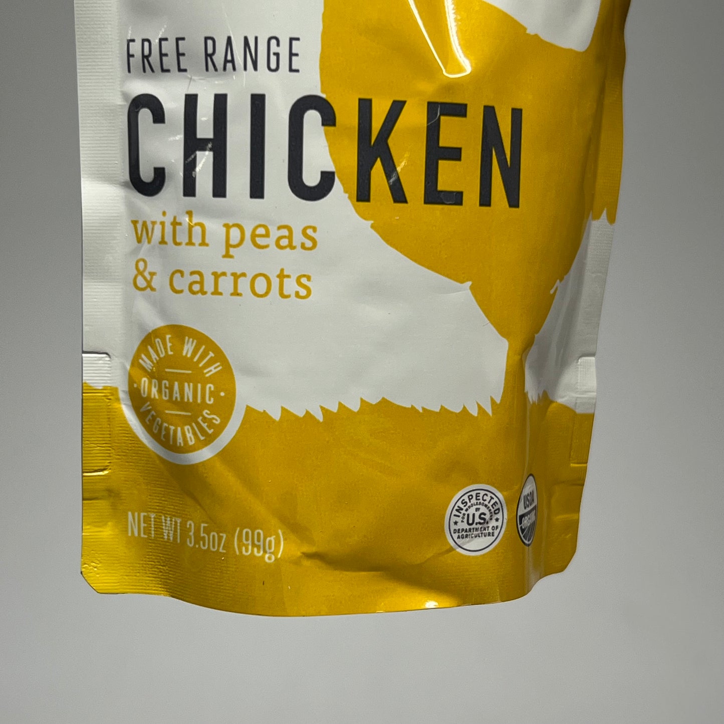 SERENITY (6 PACK) Free Range Chicken W/ Peas & Carrots Baby Food Pouch BB 09/27