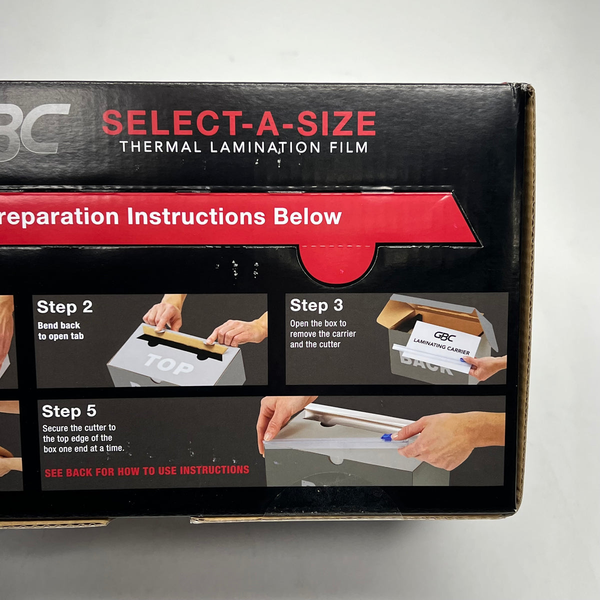 GBC Select-a-size Thermal Laminating Pouches Ready To Use 100' Clear GBC39069