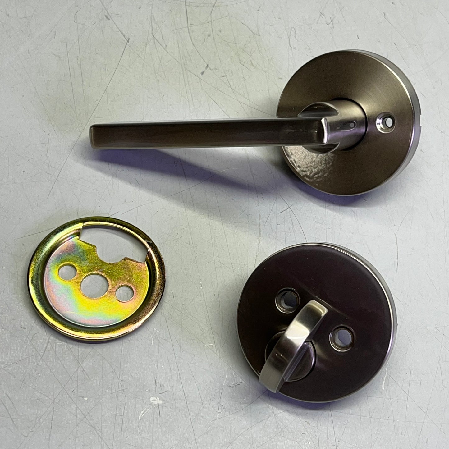 KWIKSET Halifax Trim Pack For 818 Handle Sets Satin Nickel 971HFL RDT 15