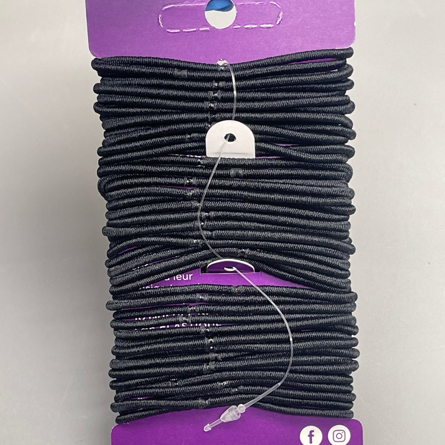 GOODY 3 Sets of 50! Ouchless Damage-Free Hold Elastics 150 CT Black 3000168 (New)