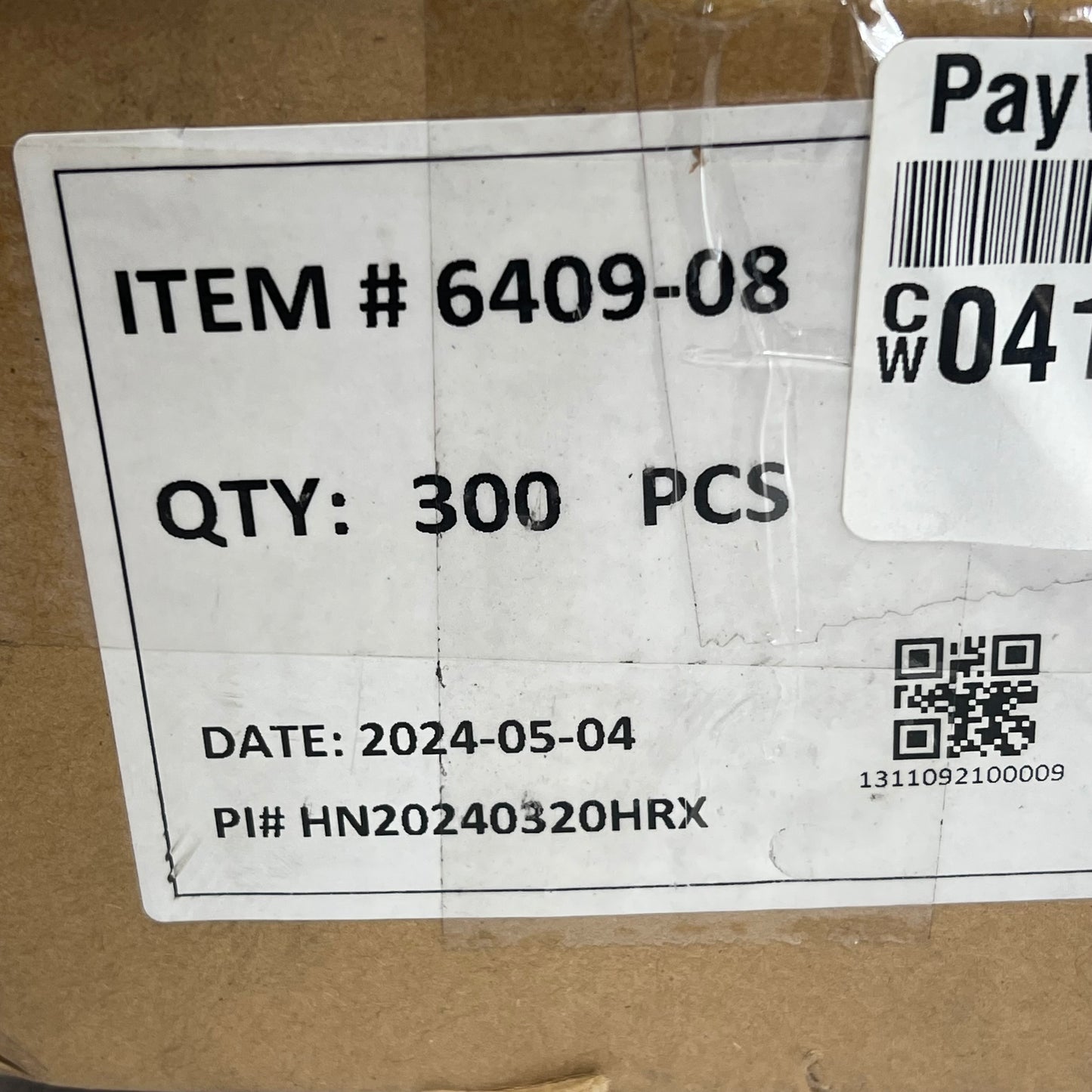 (300 PACK) O-ring Orb Solid Hex Socket Plug Hydraulic Fitting  1/2" ORB 6409-08
