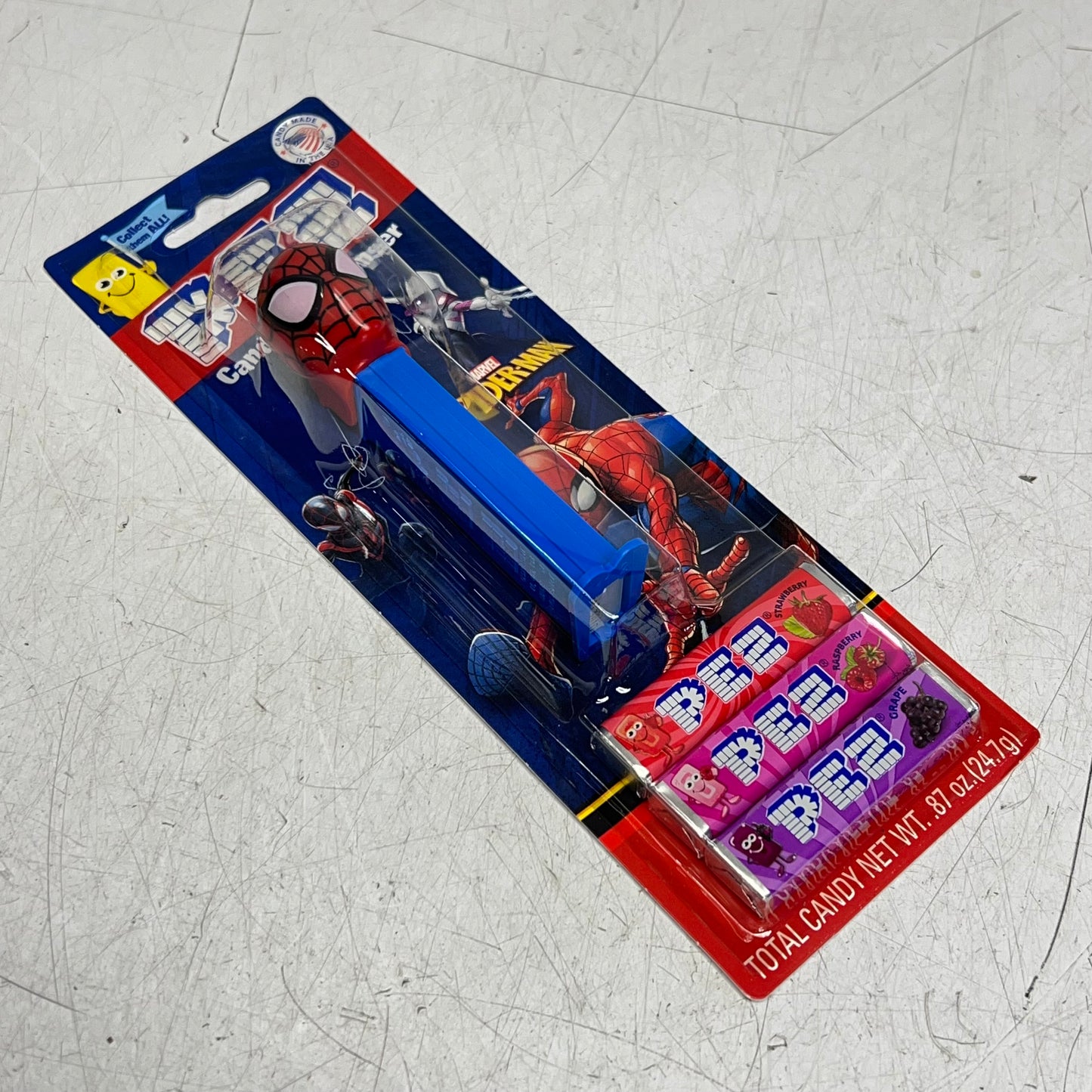 PEZ (6 PACK) Marvel Assorted Spiderman Candy Dispensers W/ Candy 039116 BB 05/30