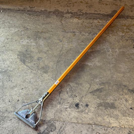 ULINE Quick Release Swing Bar Wooden Mop Handle Sz 60" 4034000