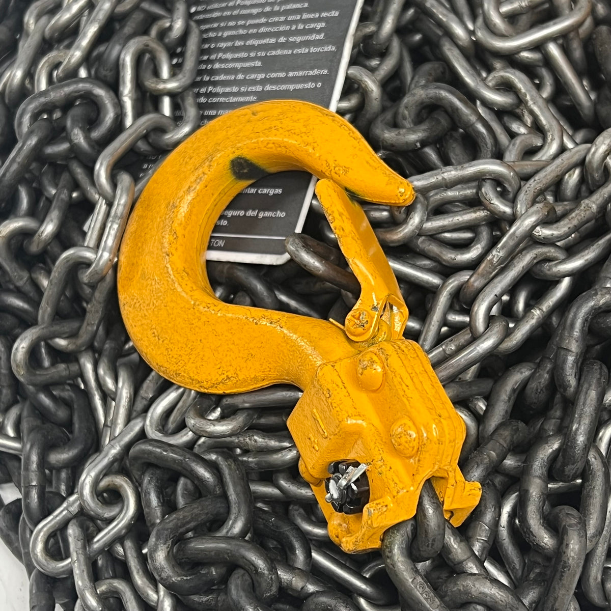 HARRINGTON HOISTS & CRANES Manual Hand Chain Hoist 20' 1-1/2 Ton Cap CF4 (Used)