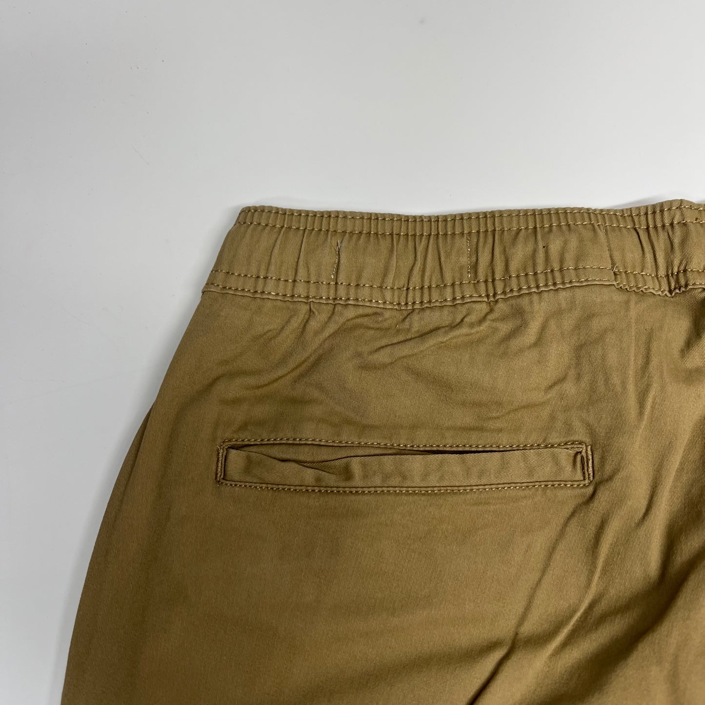 TAILOR VINTAGE Stretch Twill Pull on Short Lightweight Men's Sz M Kelp 1101