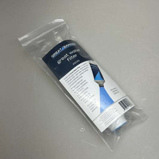 GREAT BARRIER Great Water Filter Attachment For Garden Hose Easy Assemble 5039