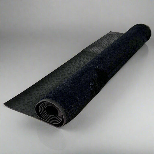 Floor Mat Sz 4' x 6', Solid Black