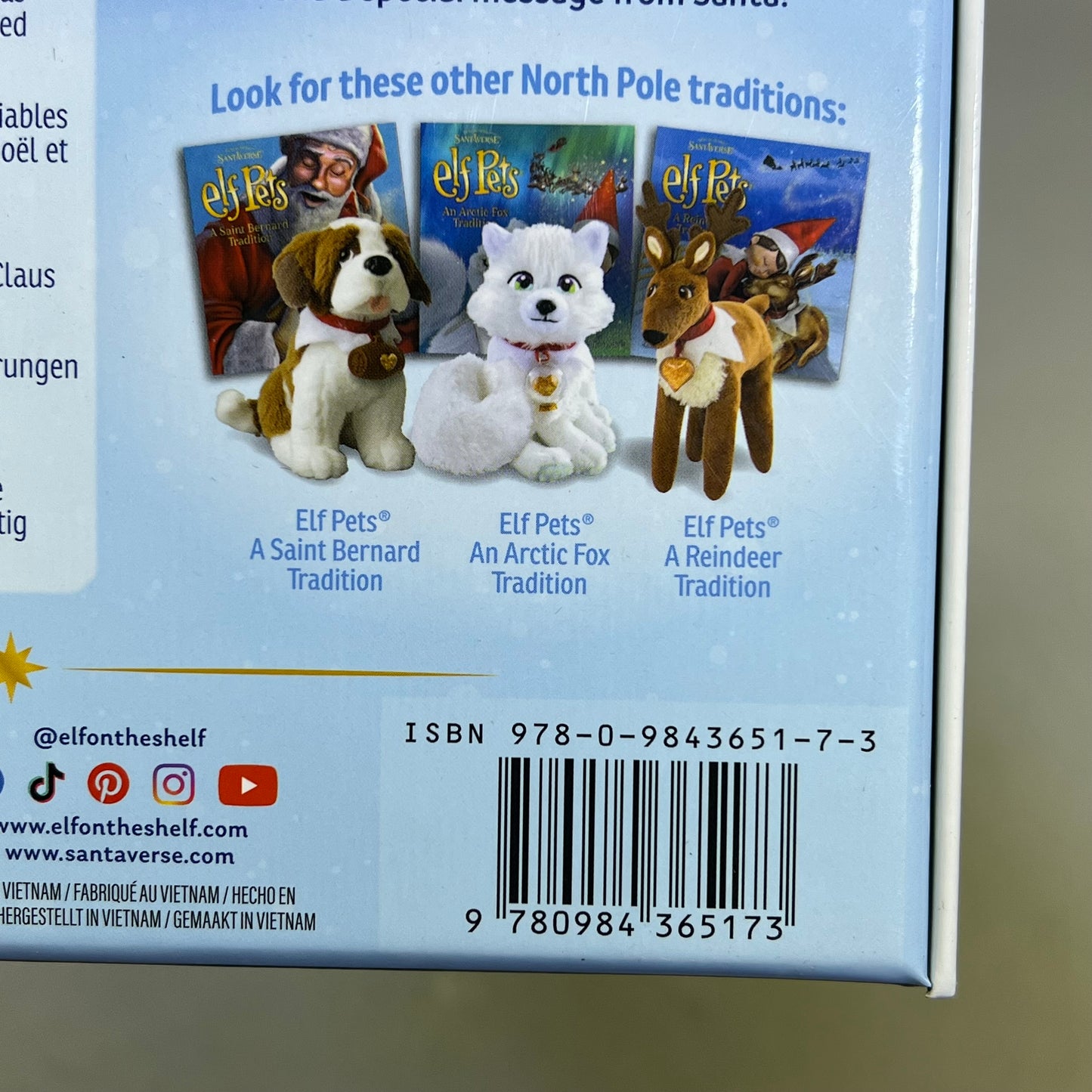 SANTAVERSE The Elf On The Shelf Doll & Hardback Book A Christmas Tradition