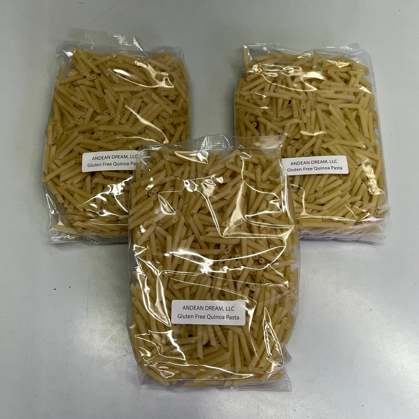 ANDEAN DREAM (3 PACK) Gluten Free Organic Penne Quinoa Pasta 17 oz Bags BB 04/28