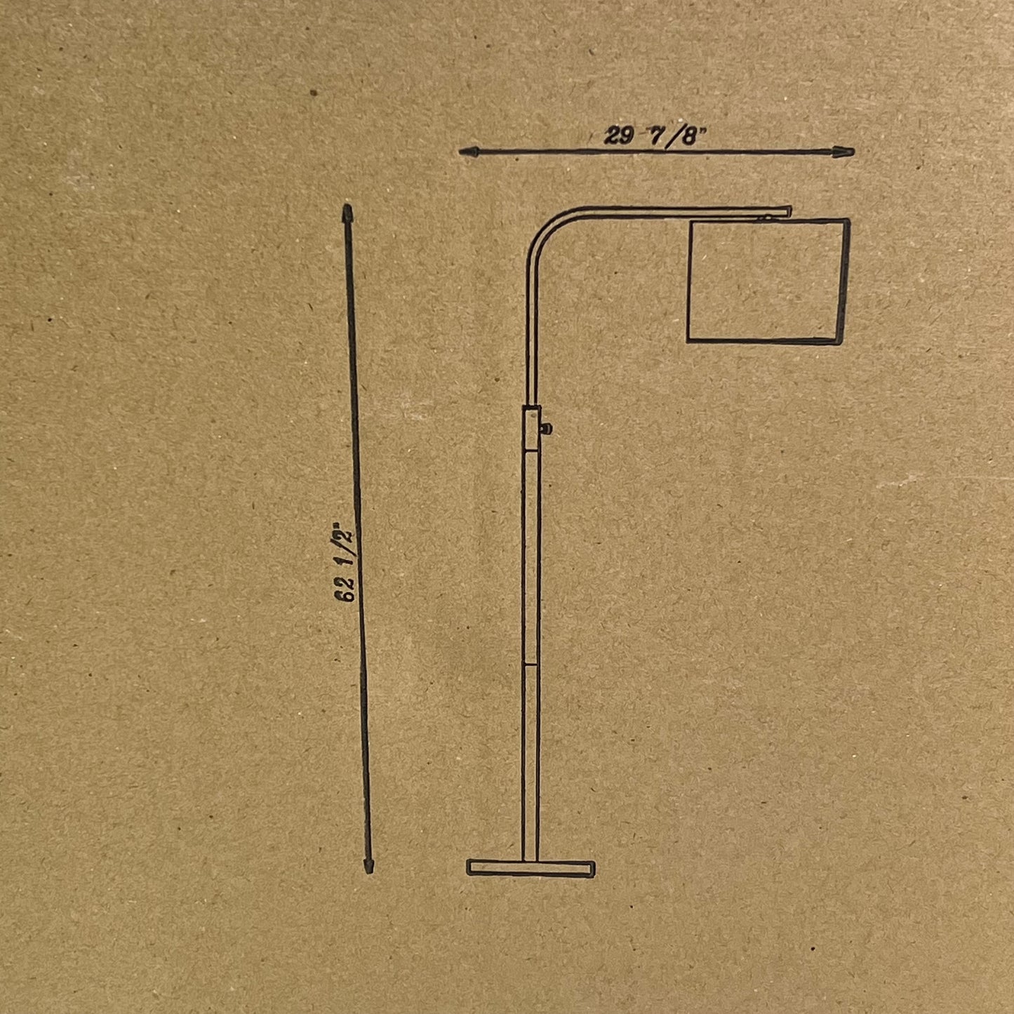 KENROY HOME Voice Activated Bridgeton ARC Floor Lamp 62.5" H Bronze 32846BRZ