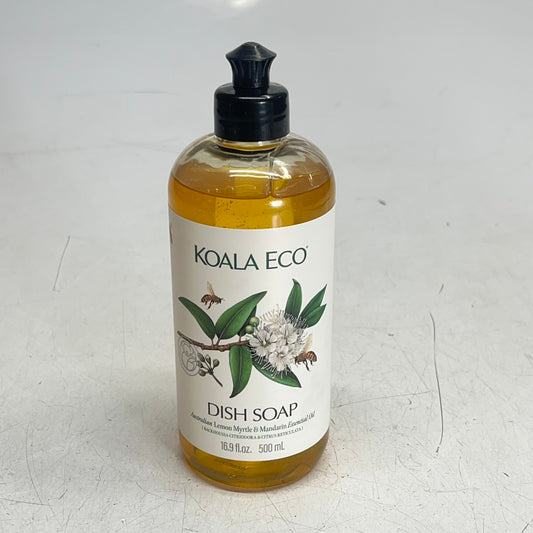KOALA ECO (2 PACK) Lemon Myrtle & Mandarin Essential Oil Dish Soap 16.9 Fl Oz