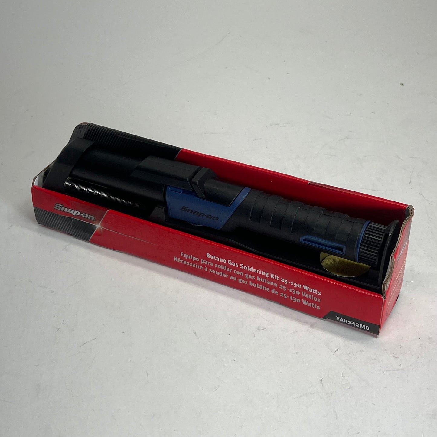 SNAP ON Butane Gas Soldering Kit All-in-one Ignition Switch Blue YAKS42MB