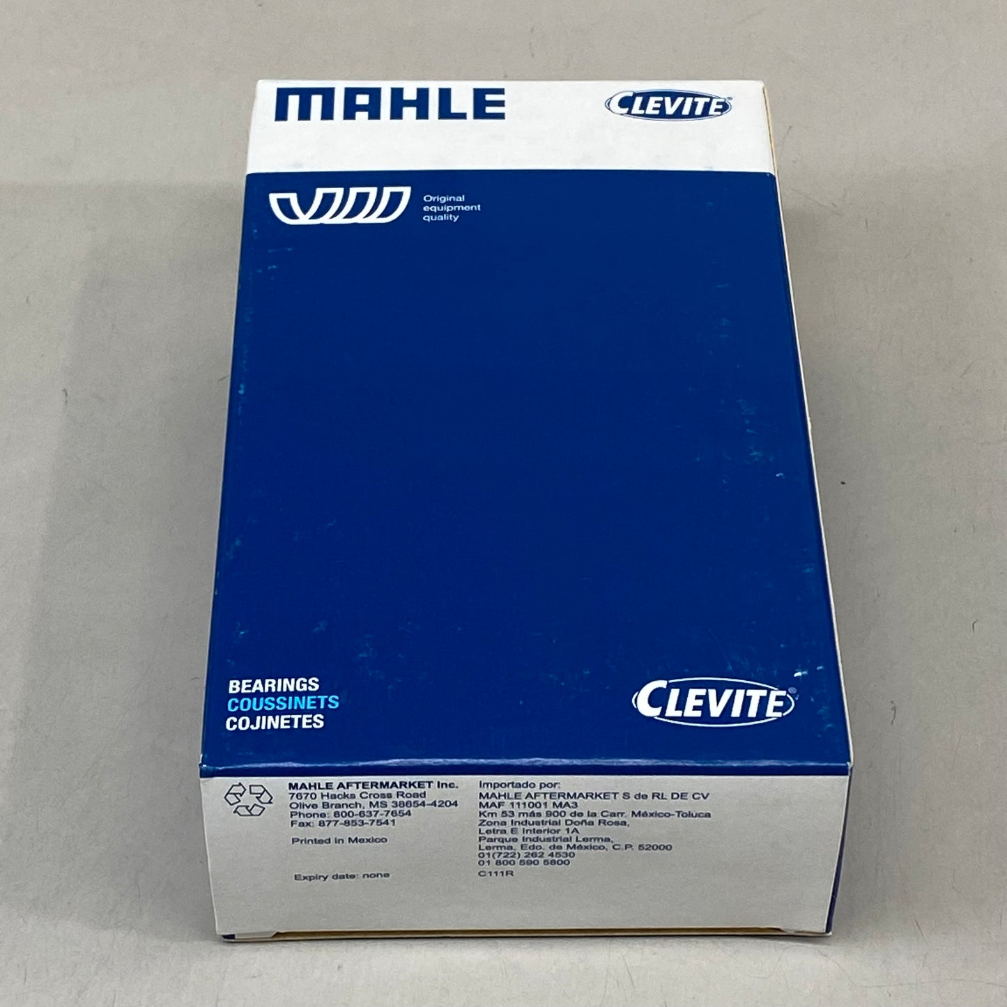 MAHLE (9 Pieces, 1 Box) Clevite Engine Crankshaft Main Bearing Set MS-2207A-.25MM