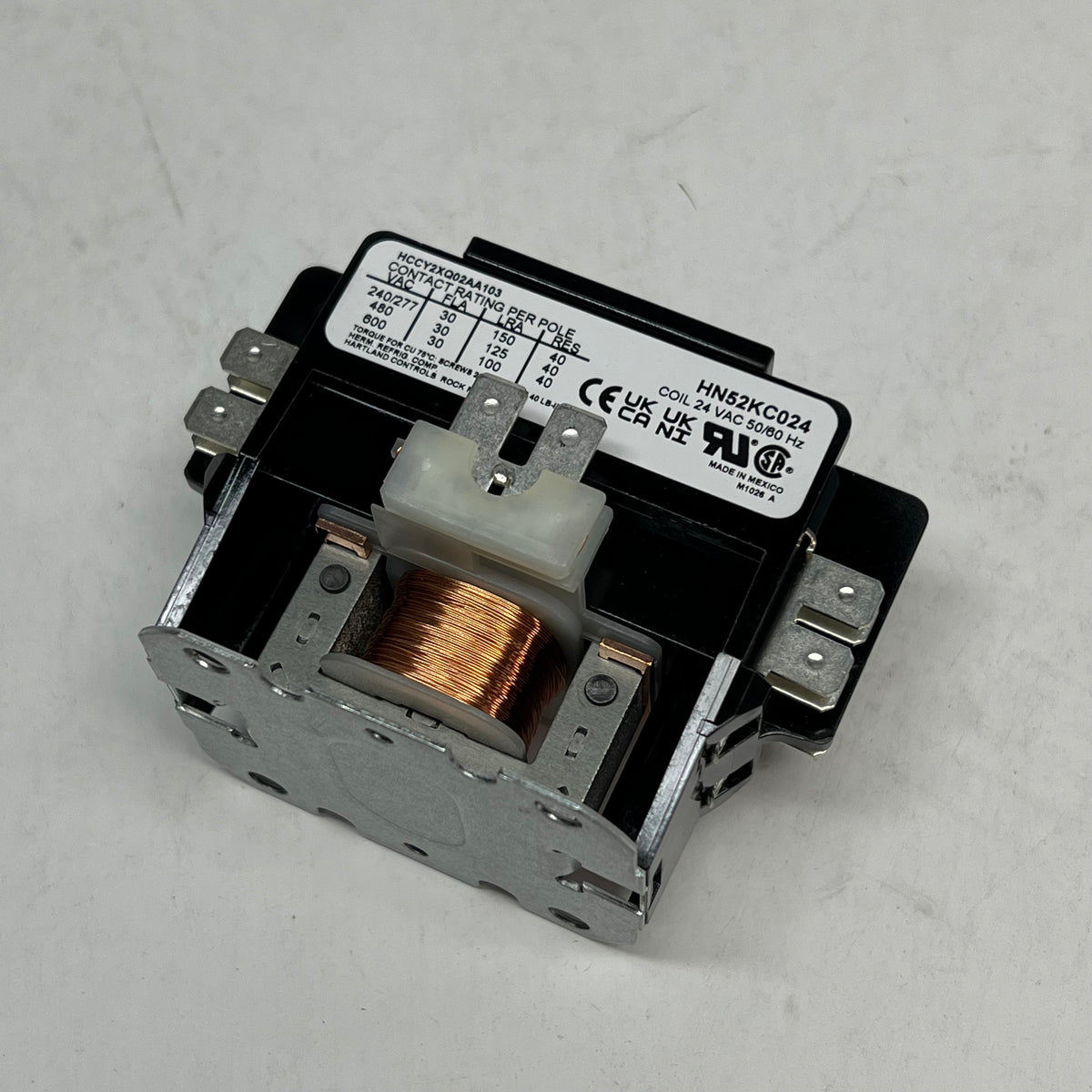 CARRIER Oem Part 2 Pole Connector for Hvac Equipment  24V 30Amp HN52KC024