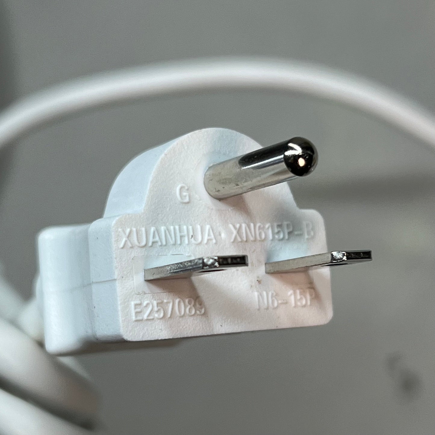 ZA@ NINGBO XUANHAU (2 PACK) Power Cords SJTW 3/C 16 AWG 105 Degree FT3 300V 10ft White 10200000025 A