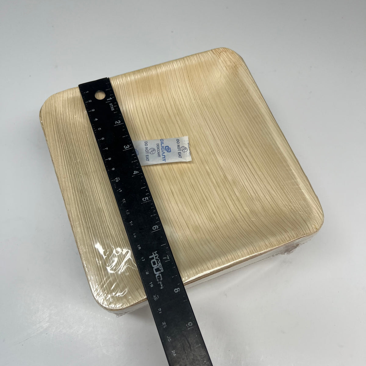 CHEFS WAREHOUSE (100 PACK) All Natural Palm Plate Highly Durable 8" RWB0323N