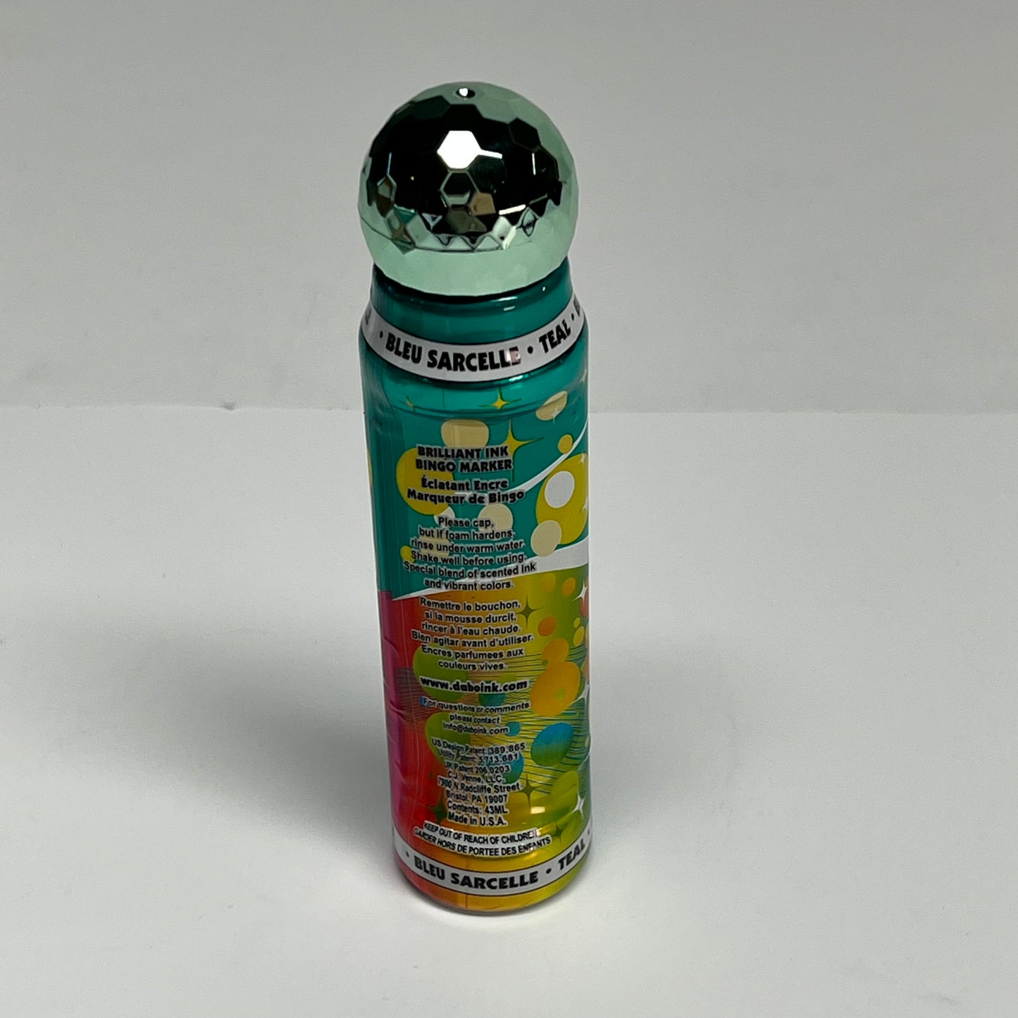 DAB O INK (12 PACK) Sunsational Bingo Marker Bright Ink 43ml/1.4 oz Teal C26