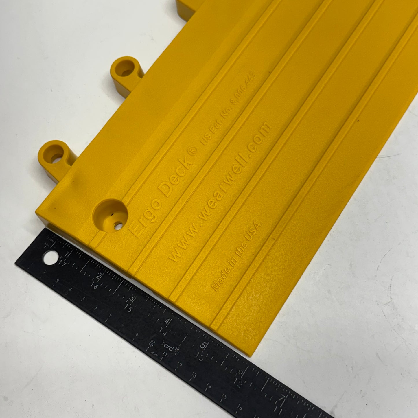 ERGO DECK (10 PACK) Ramp Yellow Case Sz 7/8" x 6" x 18", 560.78X6X18YL-CS10