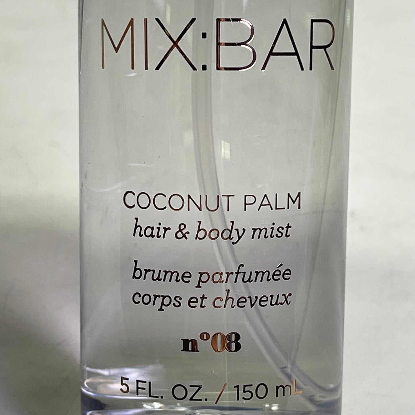 MIX:BAR Hair & Body Mist Coconut Palm 5 fl oz each Clear 052-05-4755