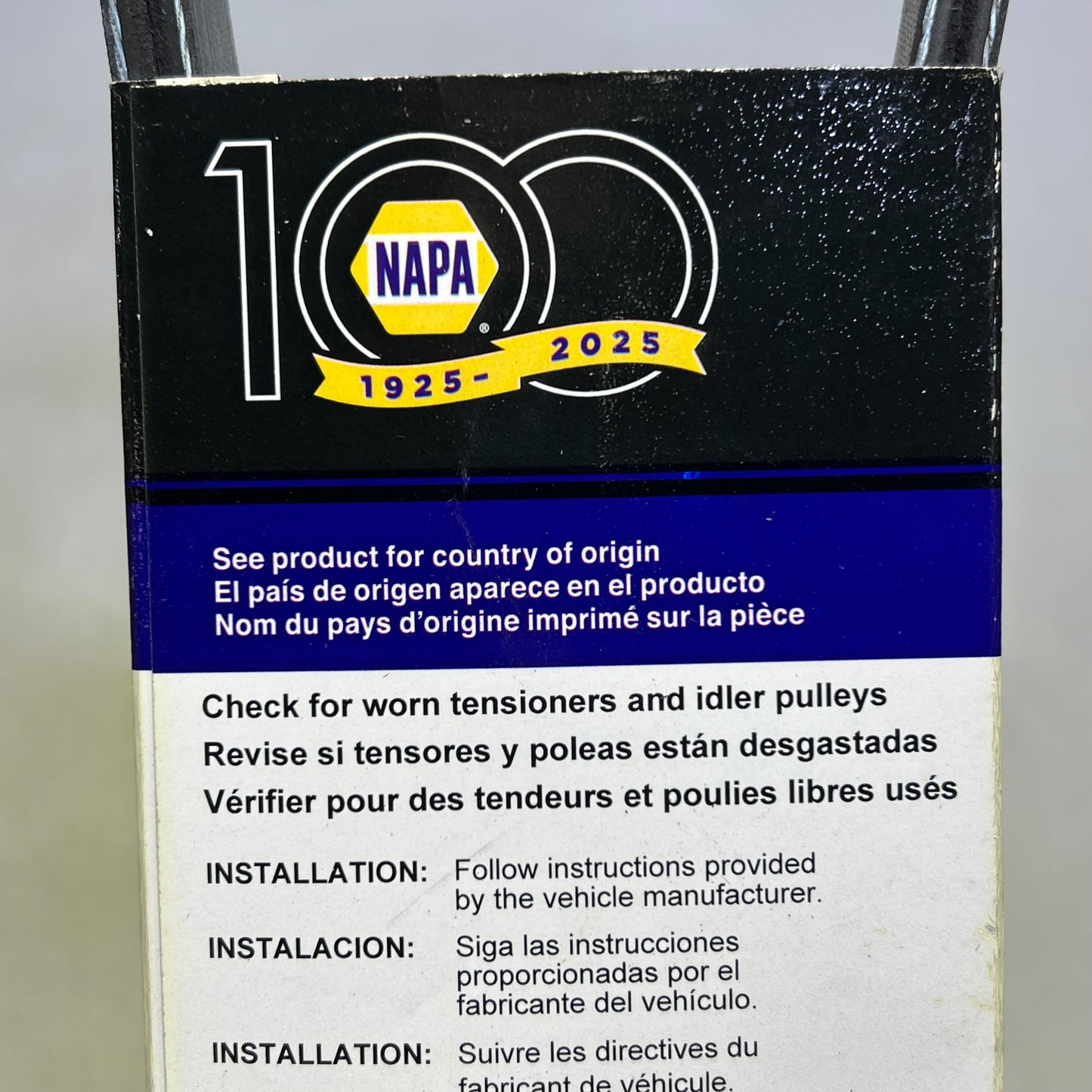 NAPA V-Ribbed Belt For Buick & Chevrolet Models  K06 13/16" x 55" Black 25060544