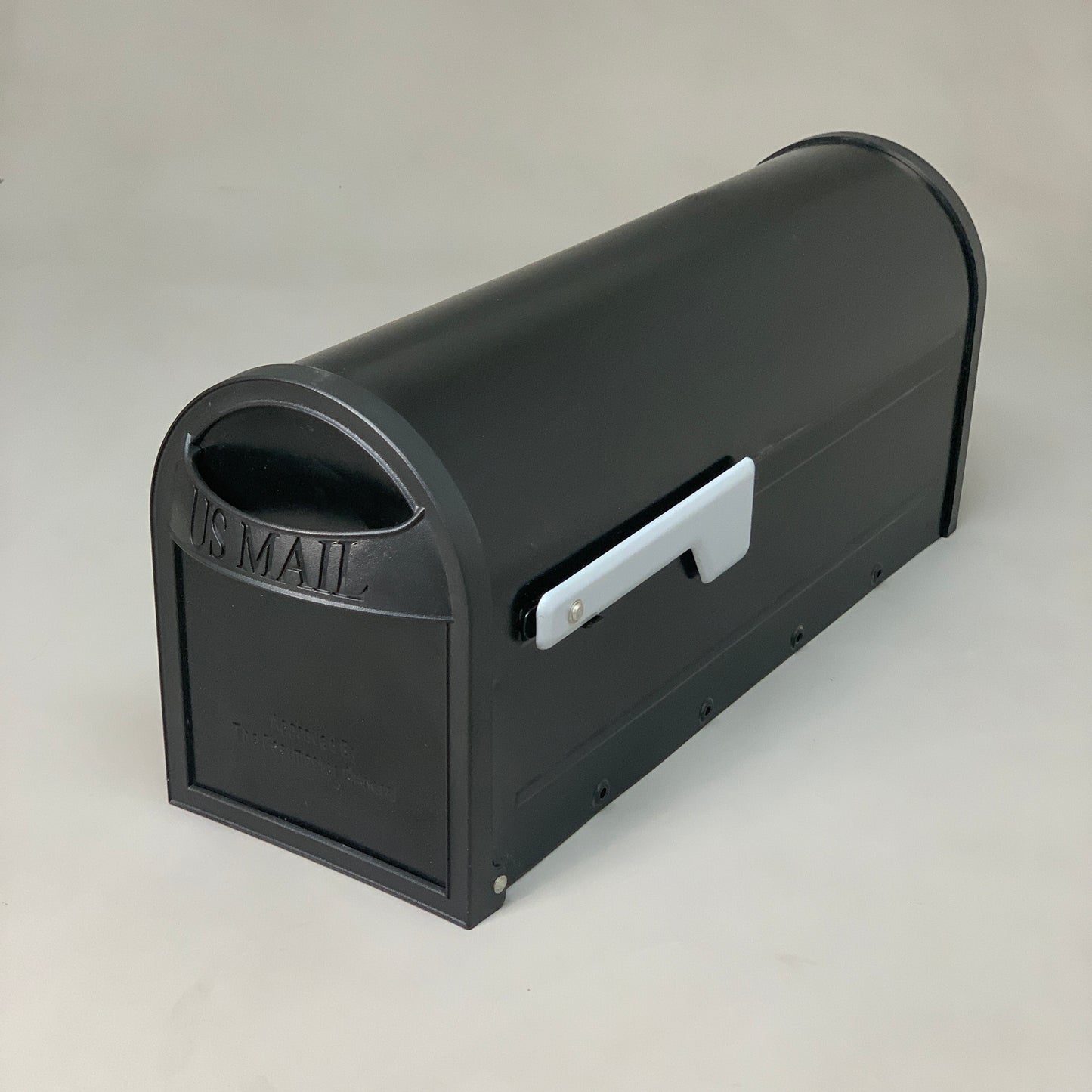 ARCHITECTUAL MAILBOXES Carlisle Black Post Mount Mailbox 6.6" x 8.8" x 20.8"Damaged (New Other)