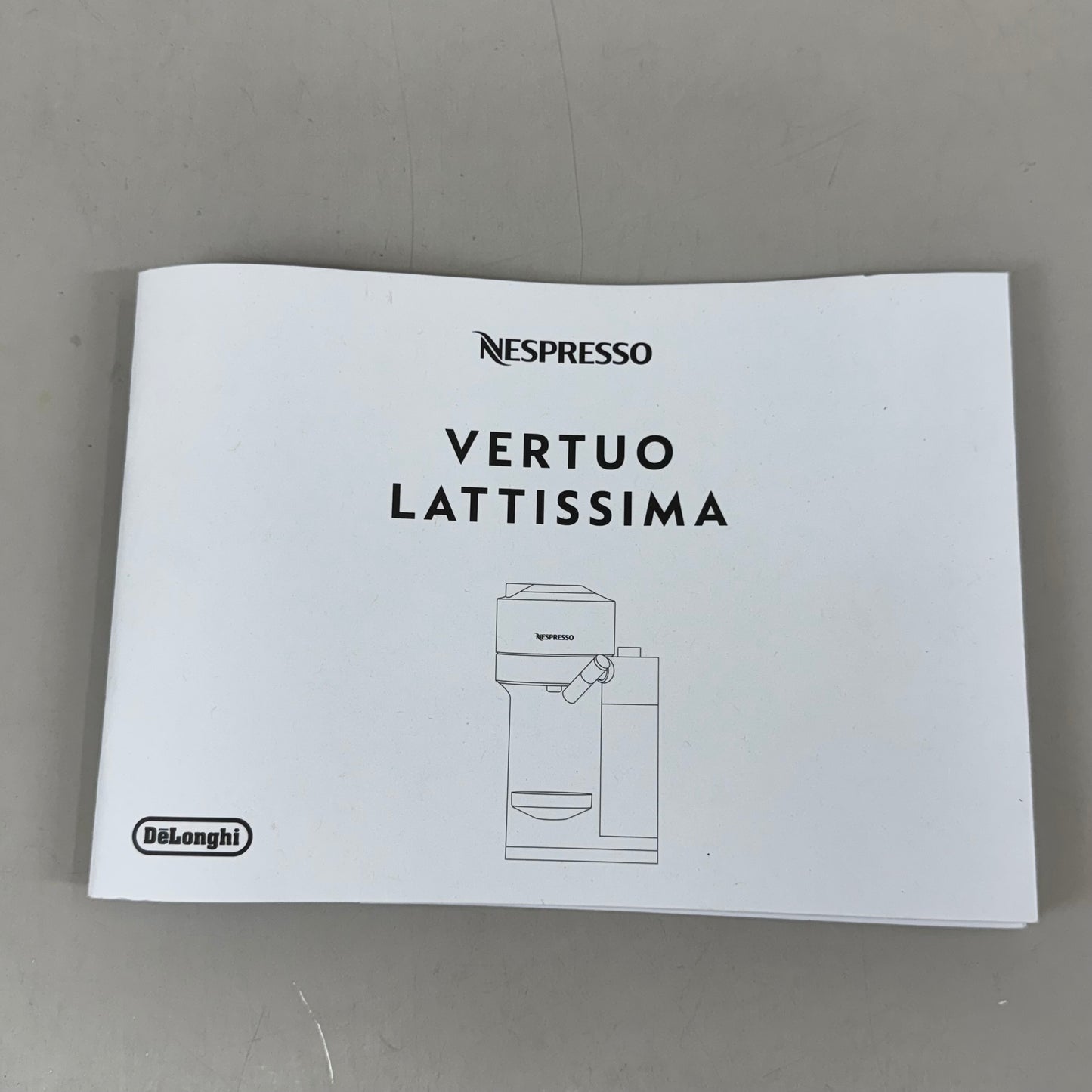 NESPESSO Vertuo Lattissima One-Touch Coffee Maker & Frother Matte White & Gloss