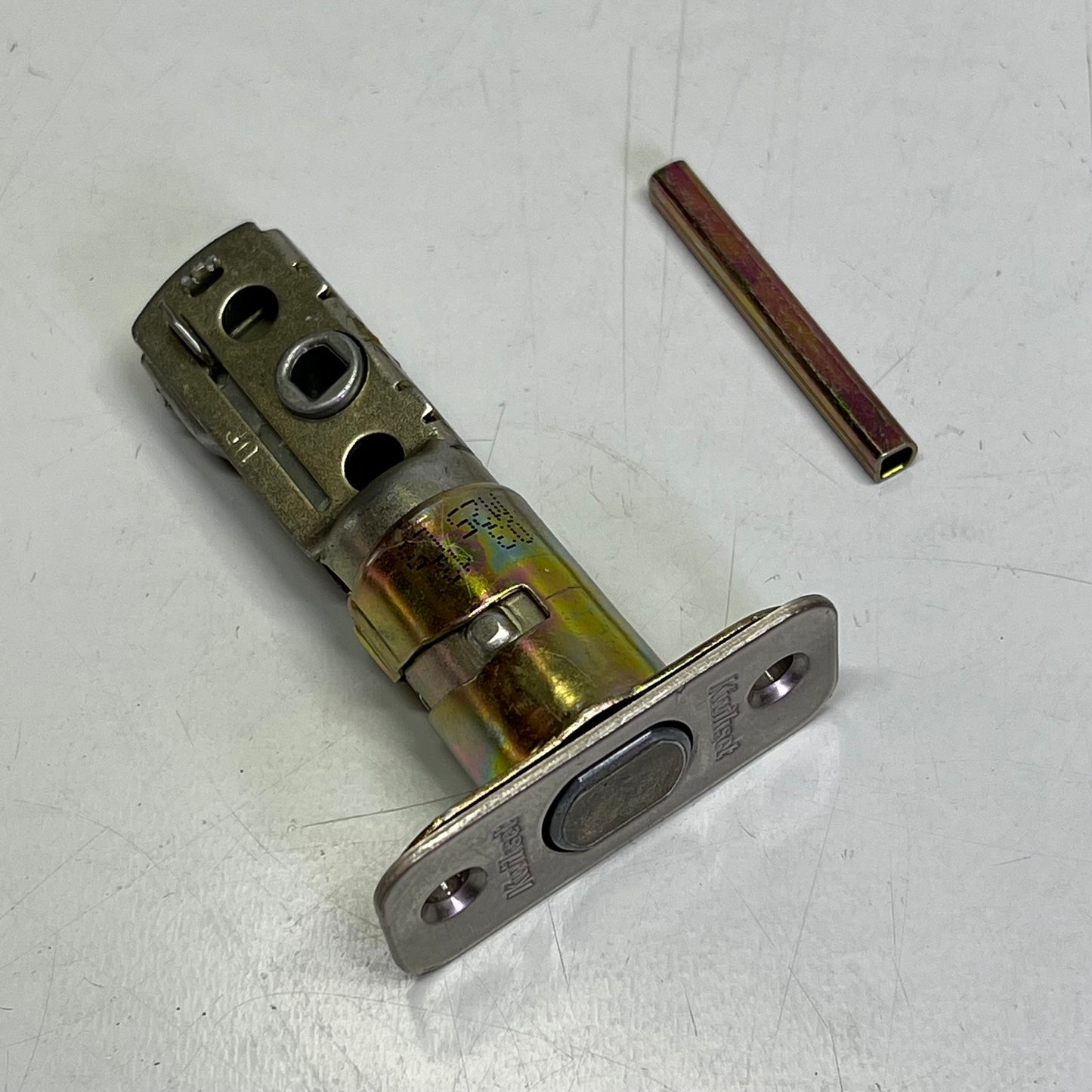 KWIKSET One Sided Deadbolt 667 15 RCAL 2 3/8" Backset Satin Nickel 96670-016