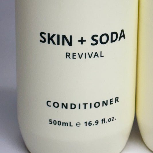 SKIN & SODA (2 PACK) Revival Conditioner 500mL 16.9 fl oz White
