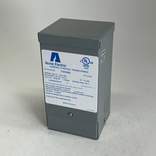 ACME ELECTRIC Buck-boost Transformer Encapsulated Core 250 VA 1-Phase T181050
