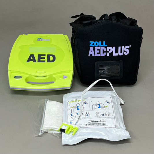 ZOLL AED Plus Kit CPR-D Padz w/ 5 Year Shelf Life Uses Consumer Batteries Green