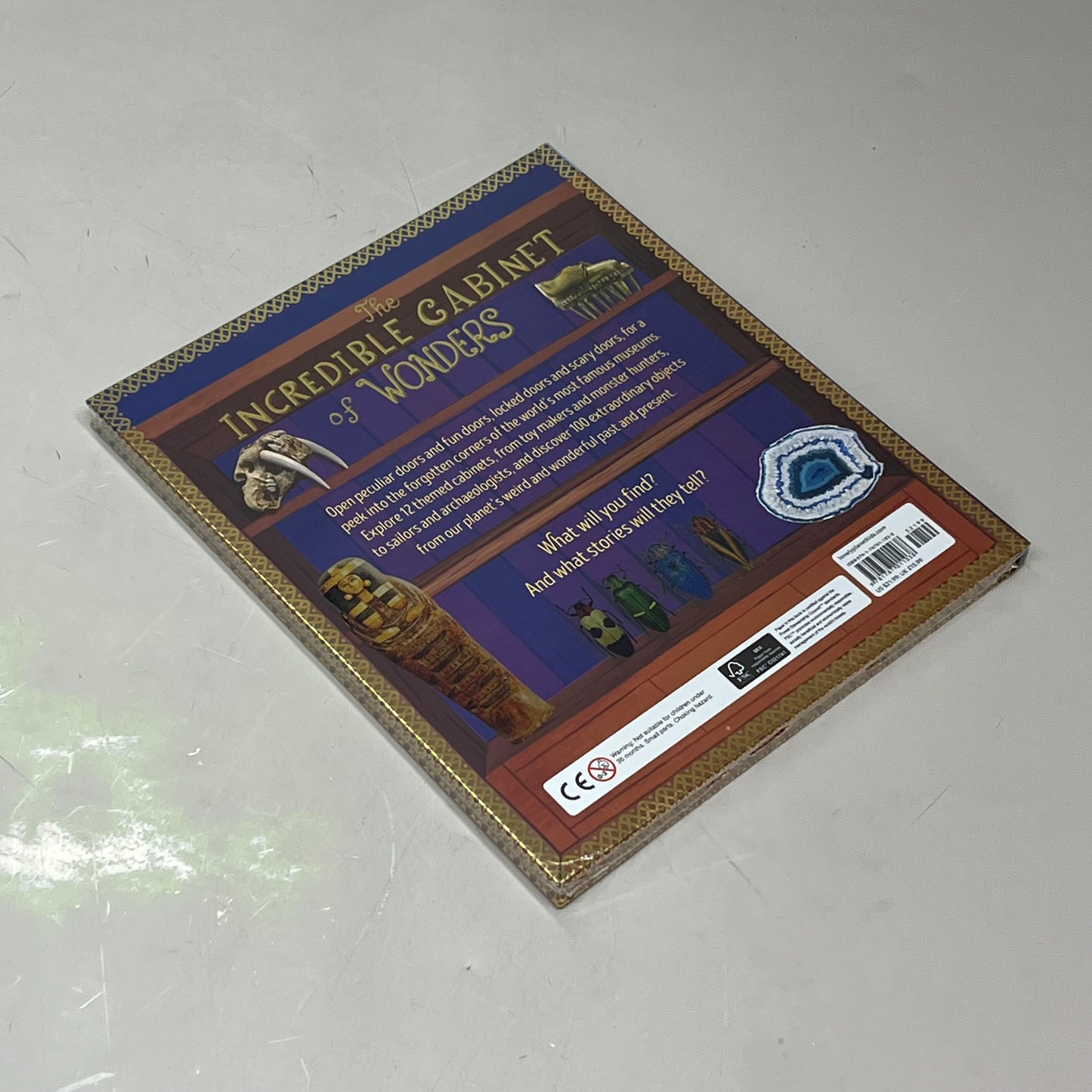 THE INCREDIBLE CABINET OF WONDERS Hardcover By Lonely Planet Kids & Joe Fullman