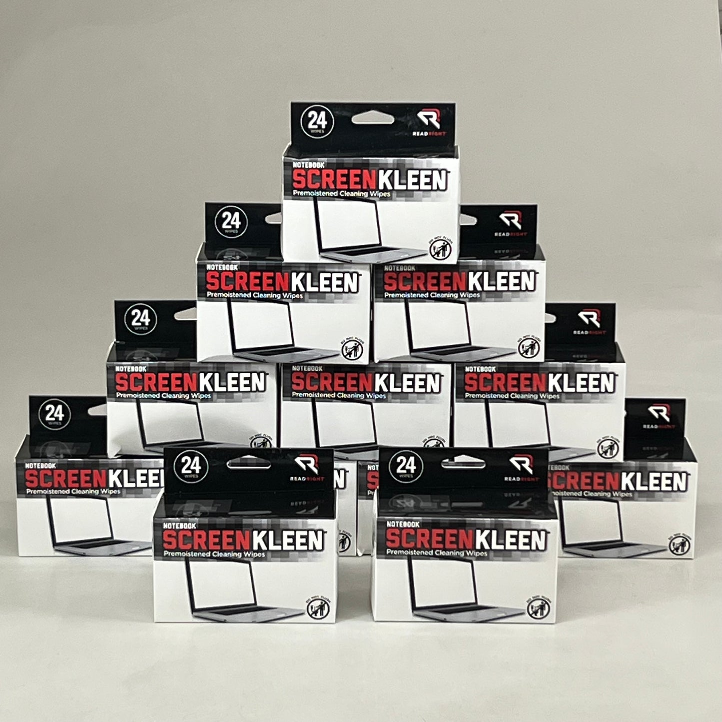 ADVANTUS NOTEBOOK (12 Pack) Screen Cleaning Pads Box Of 24 White 054915002543