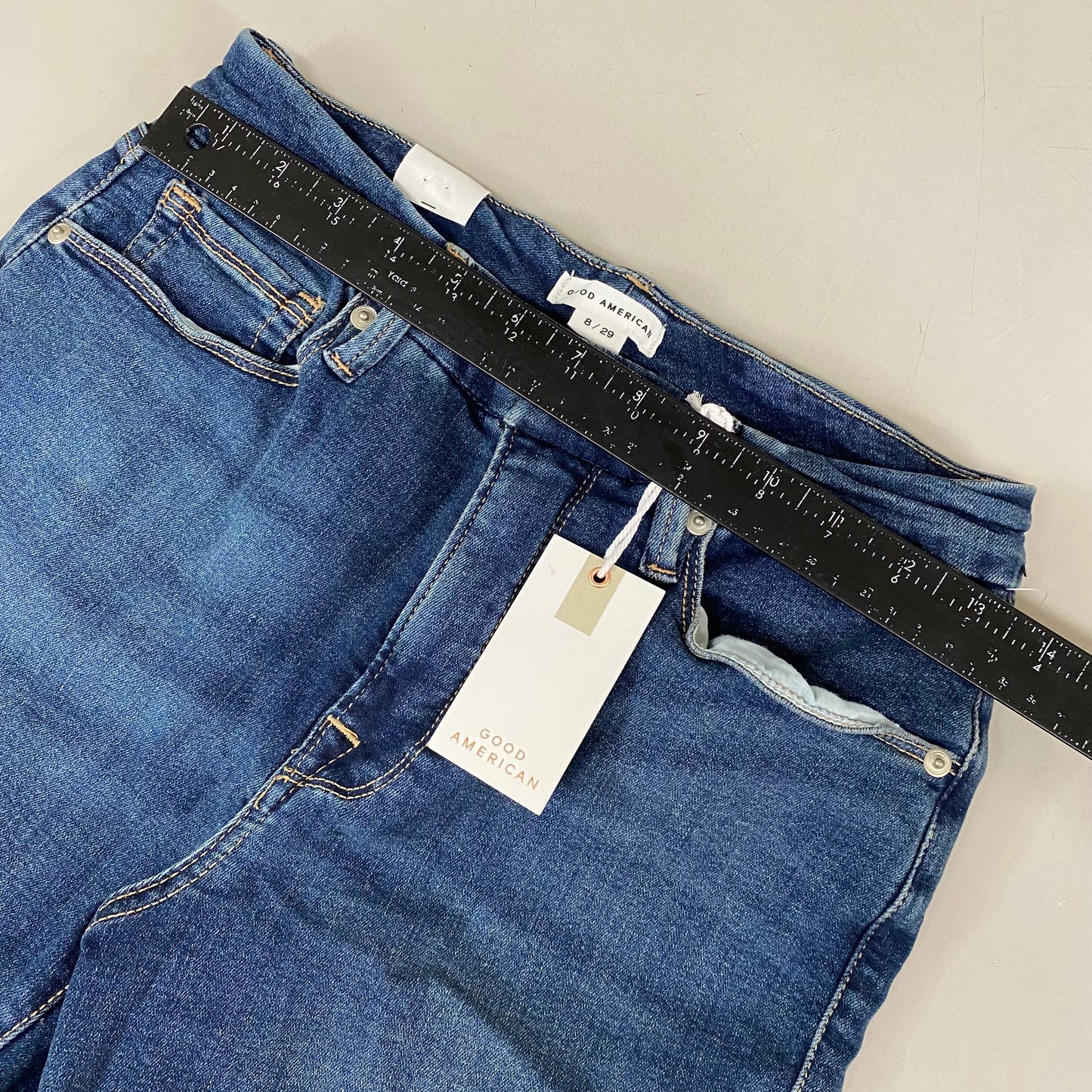 GOOD AMERICAN Good Legs Skinny Jeans Women's Sz 8 Blue004 GLS873T