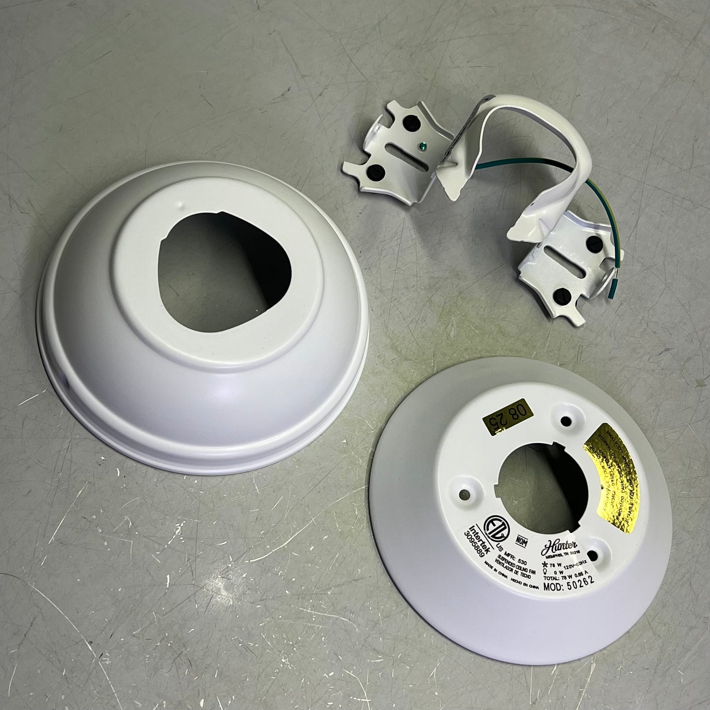 HUNTER Cassius Indoor & Outdoor Ceiling Fan 44" 3 Blade Fresh White 50262