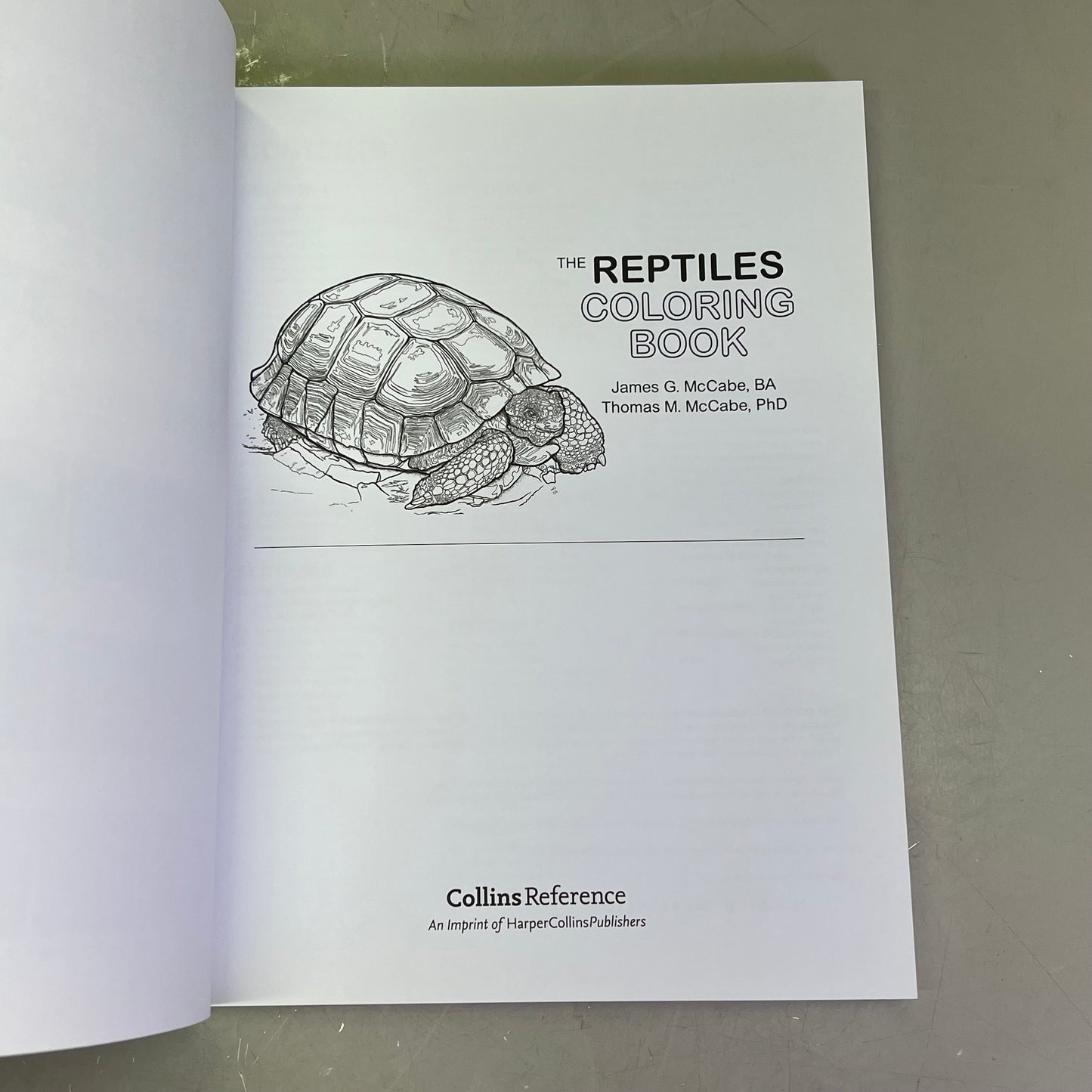 THE RETILES COLORING BOOK Science & Anatomy Paperback Coloring Activity Book
